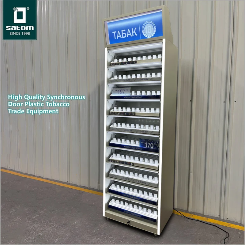 custom.Shop Checkout Counter Smokeless Displays Gantry Dispenser Overhead Display Cabinet Rack