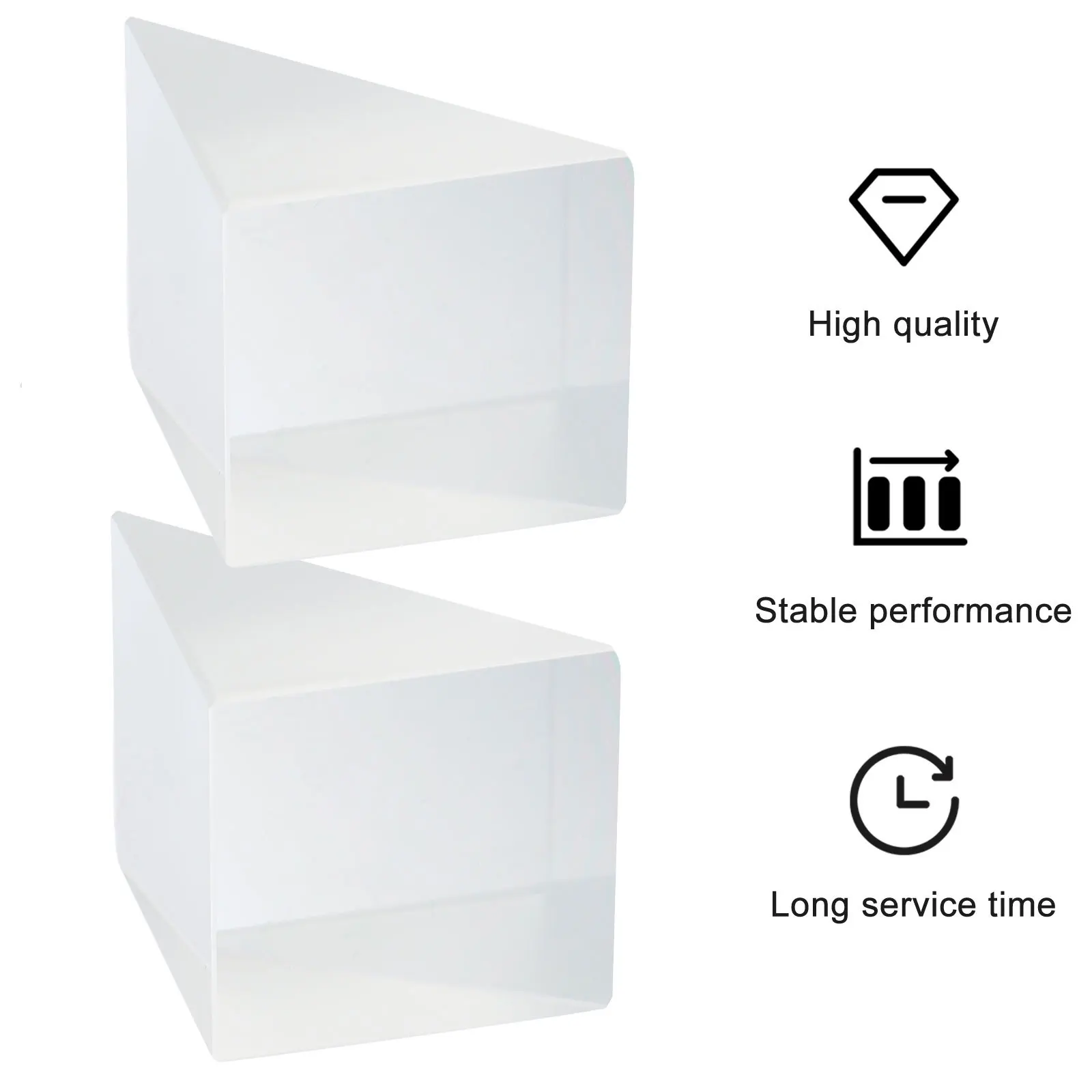 Physical Triangular Prisms Optical Glass Experiment Equipment Physics Optics Triangle