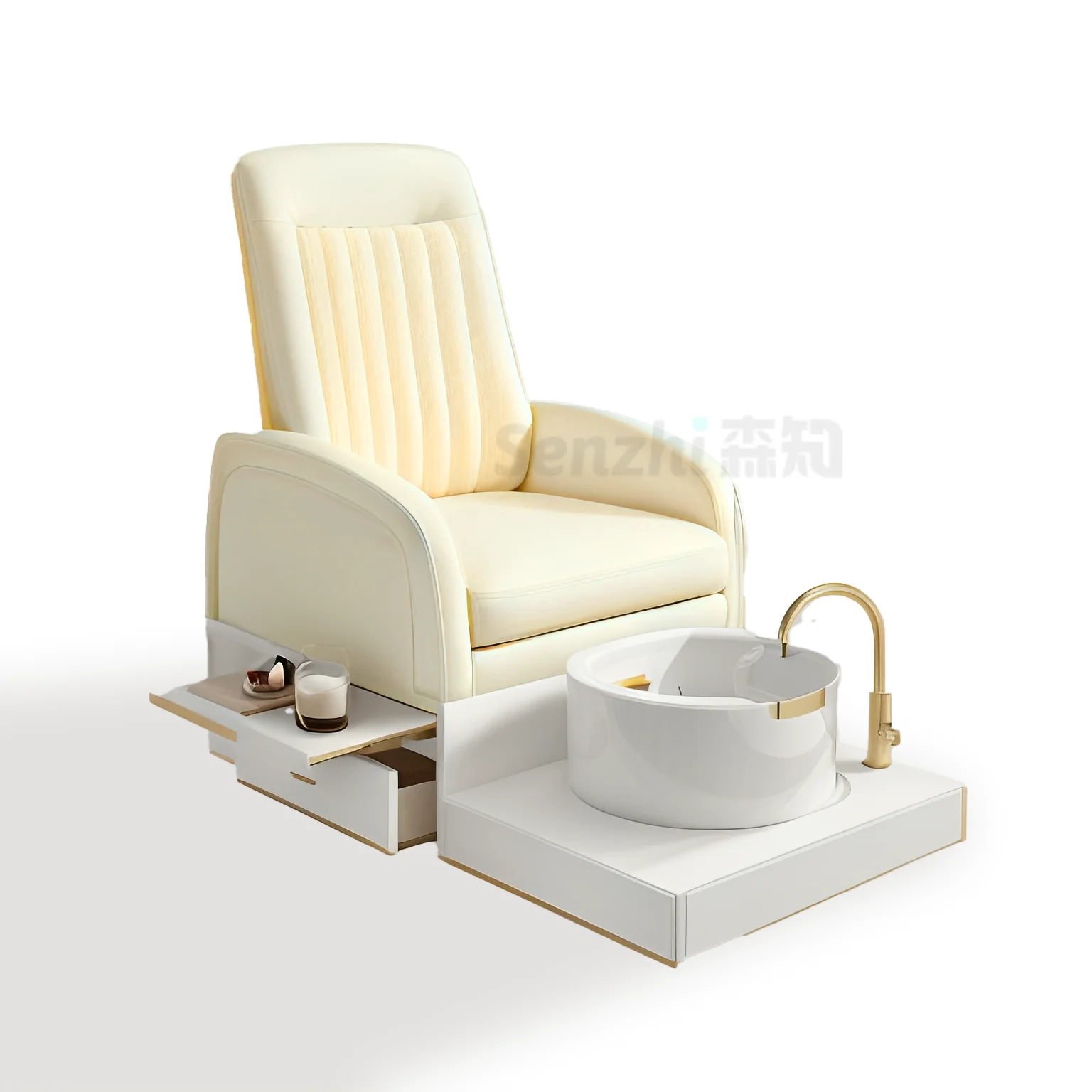 Luxury nail salon furniture pedicure chairs modern pedicure foot spa para salon pedicure chair for nail tech