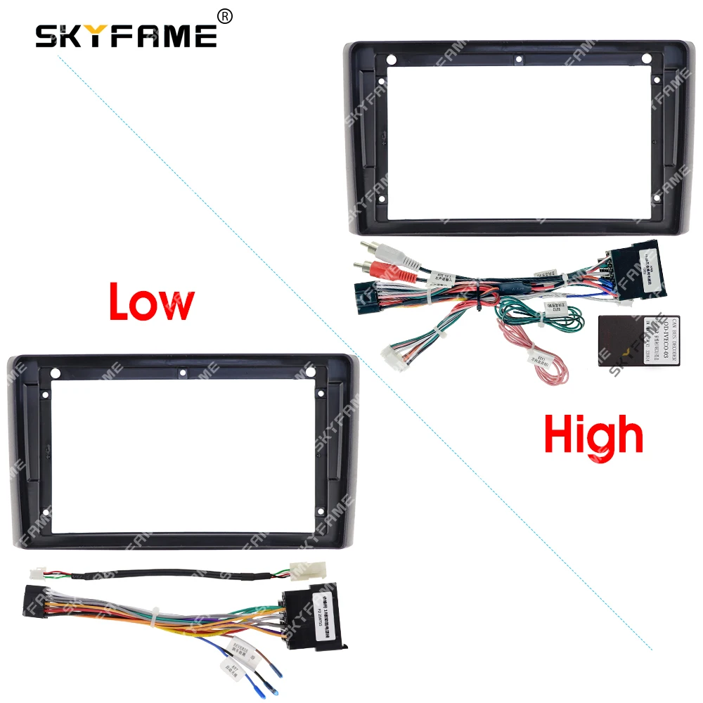 SKYFAME Car Frame Fascia Adapter Canbus Box Decoder Android Radio Dash Fitting Panel Kit  For Iveco Daily