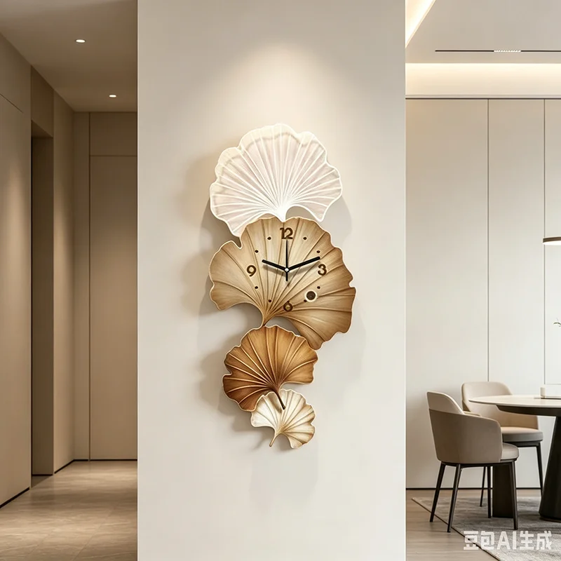 Simple Decoration Clock Wall Restaurant Creative Chinese Style Big Size Big Size Wall Watch Aesthetic Reloj Pared Home Design