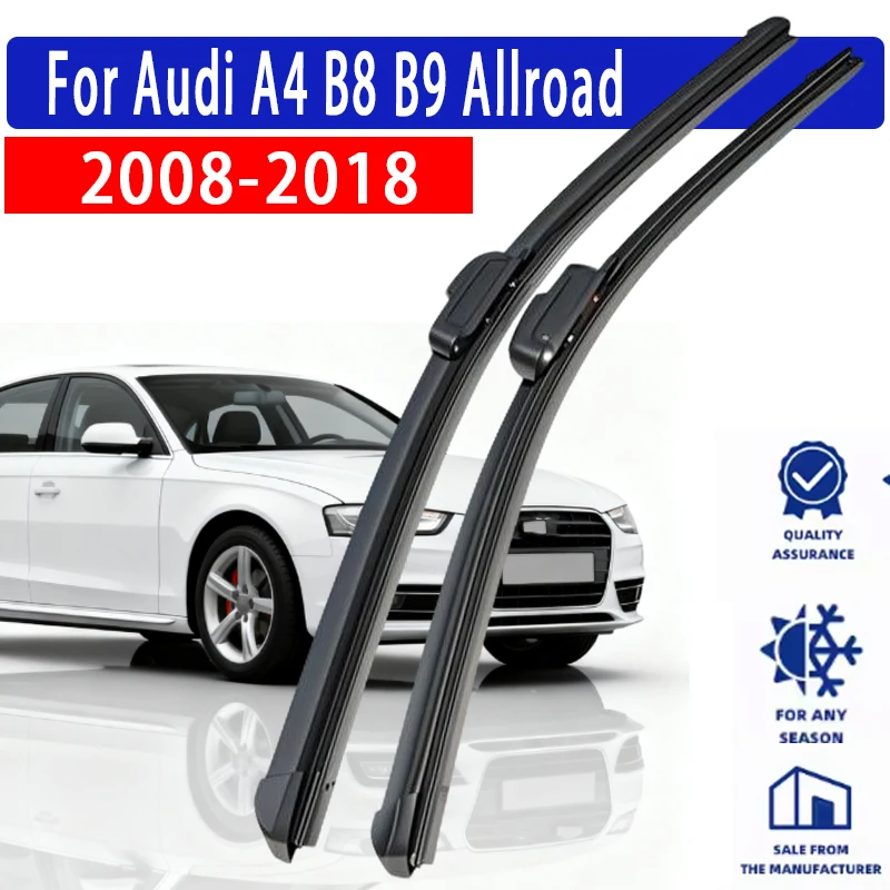 

Передняя щетка стеклоочистителя для Audi A4 B8 B9 Allroad 2008-2016 2017 2018 лобовое стекло переднее окно 24 "+ 20" LHD RHD