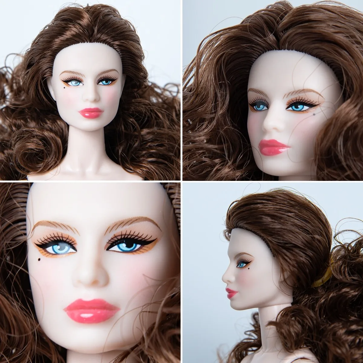 Modello articolato a 12 snodi, bambola BJD/MJD in scala 1/6, trucco realistico modificabile, ornamento da tavolo (senza abbigliamento)