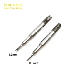 316L Stainless Steel Spare Tips Pins For Spring Bar Tool BERGEON 6767-F, 7767 1.0mm 0.8mm