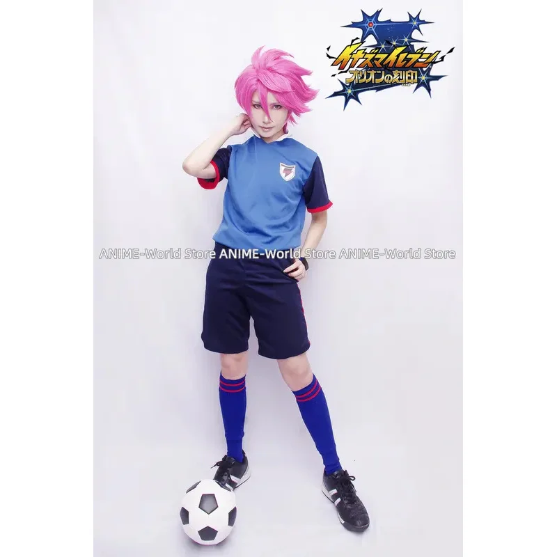 جديد Inazuma The Eleven Japan لكرة القدم فريق الصيف زي مدرسي تأثيري حلي زي رياضي أي حجم