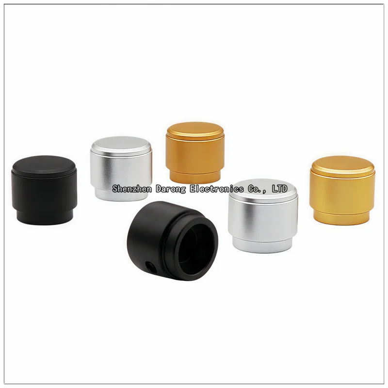 15×13MM all-aluminum sandblasted solid-core knob, potentiometer/encoder adjustment cap, electronic instrument equipment knob
