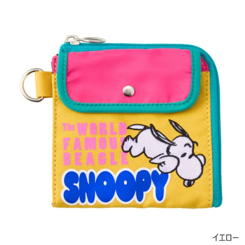 Snoopy Coin Purse Kawaii Wallet Cute Storage Bag Card Bag Fashion Mini Short Card Coin Key Bags Student Kids Pen Bag Couple Gift