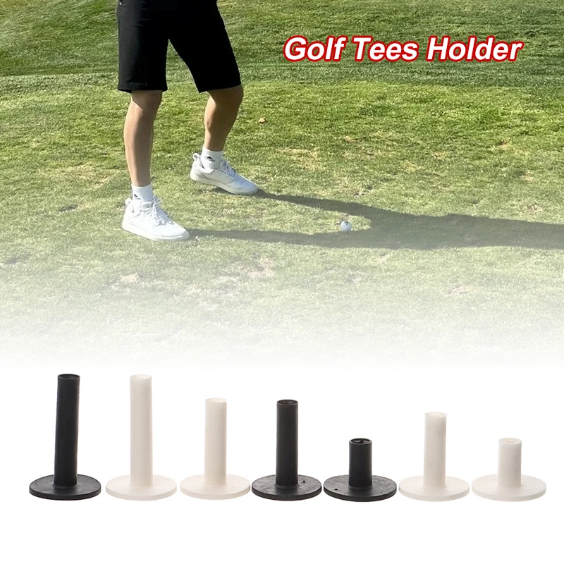 

1pc Rubber Golf Tee Training Practice Tee Mat Golves Ball Hole Holders Beginner Trainer Practice Rubber Golf Tee Holder 38/85mm