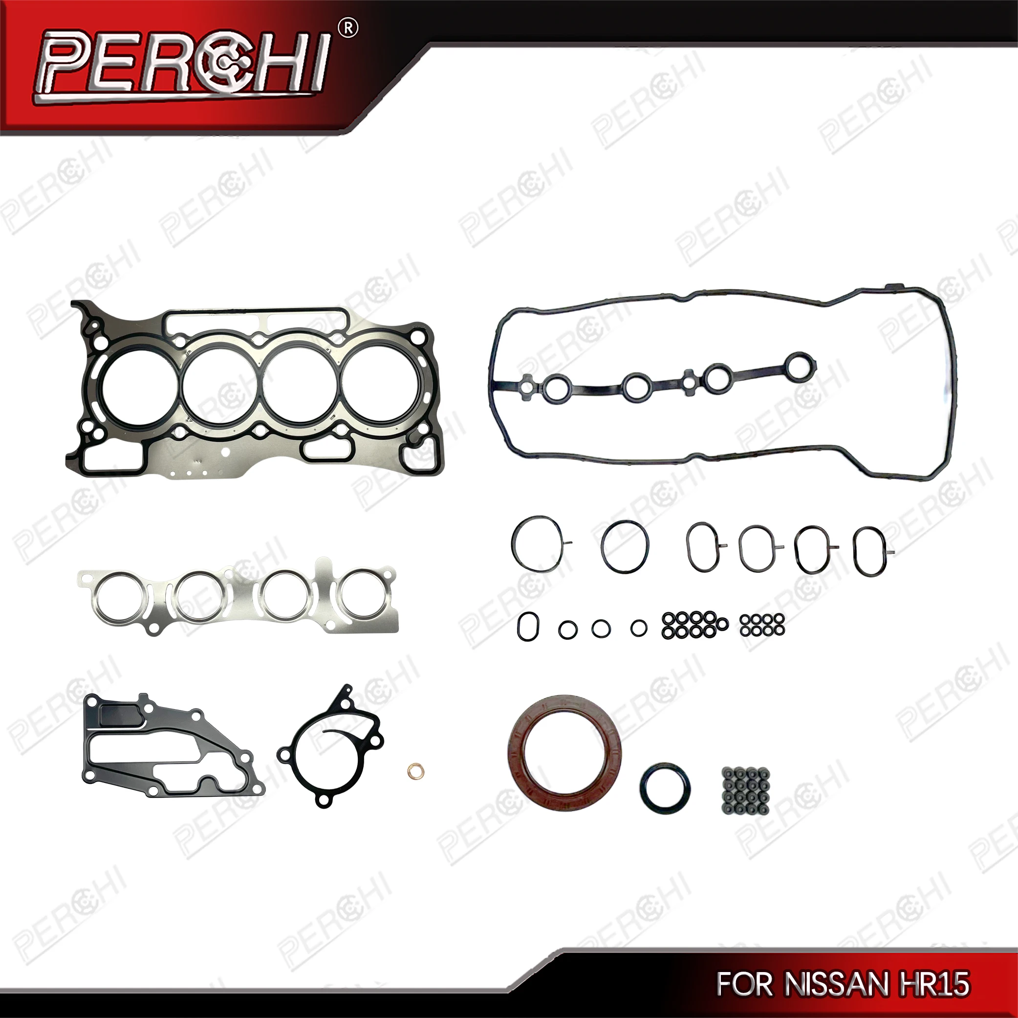 HR15 HR15DE Engine Head Gasket Repair Kit Full Set for NISSAN MARCH (K13) SUNNY (N17) 1.5 2010- A0101-3AW0A
