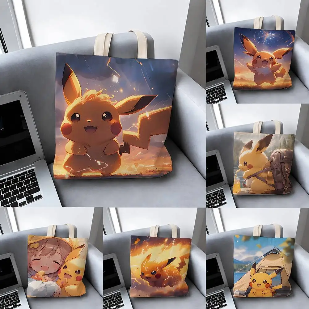 bolsas-de-armazenamento-pokemon-elite-trainer-bolsa-de-viagem-bolsa-de-praia-de-verao-bolsa-de-ombro-bolsa-de-compras-reutilizavel-arte-de-anime