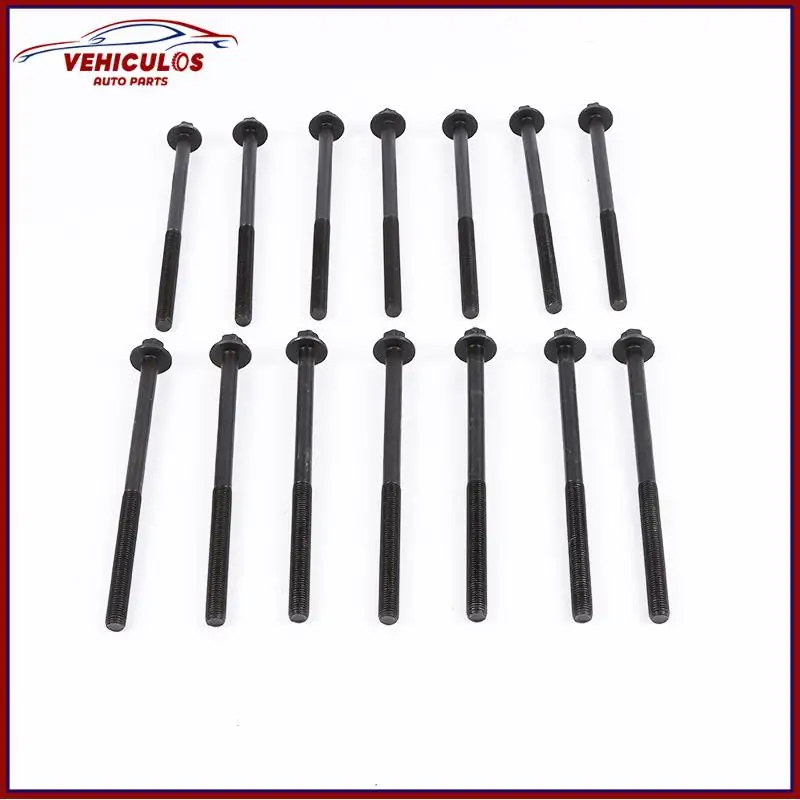 

14 шт. 1 комплект болтов головки блока цилиндров для BMW X3 X4 X5 X6, номер детали N57D30, автомобильные аксессуары, дропшиппинг, оптовая продажа