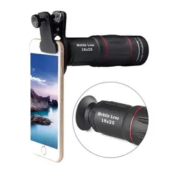 1pc 18 Times Single Barrel Telephoto Lens External Camera, Suitable For Mobile Phones, Telescopes, Concert Shooting