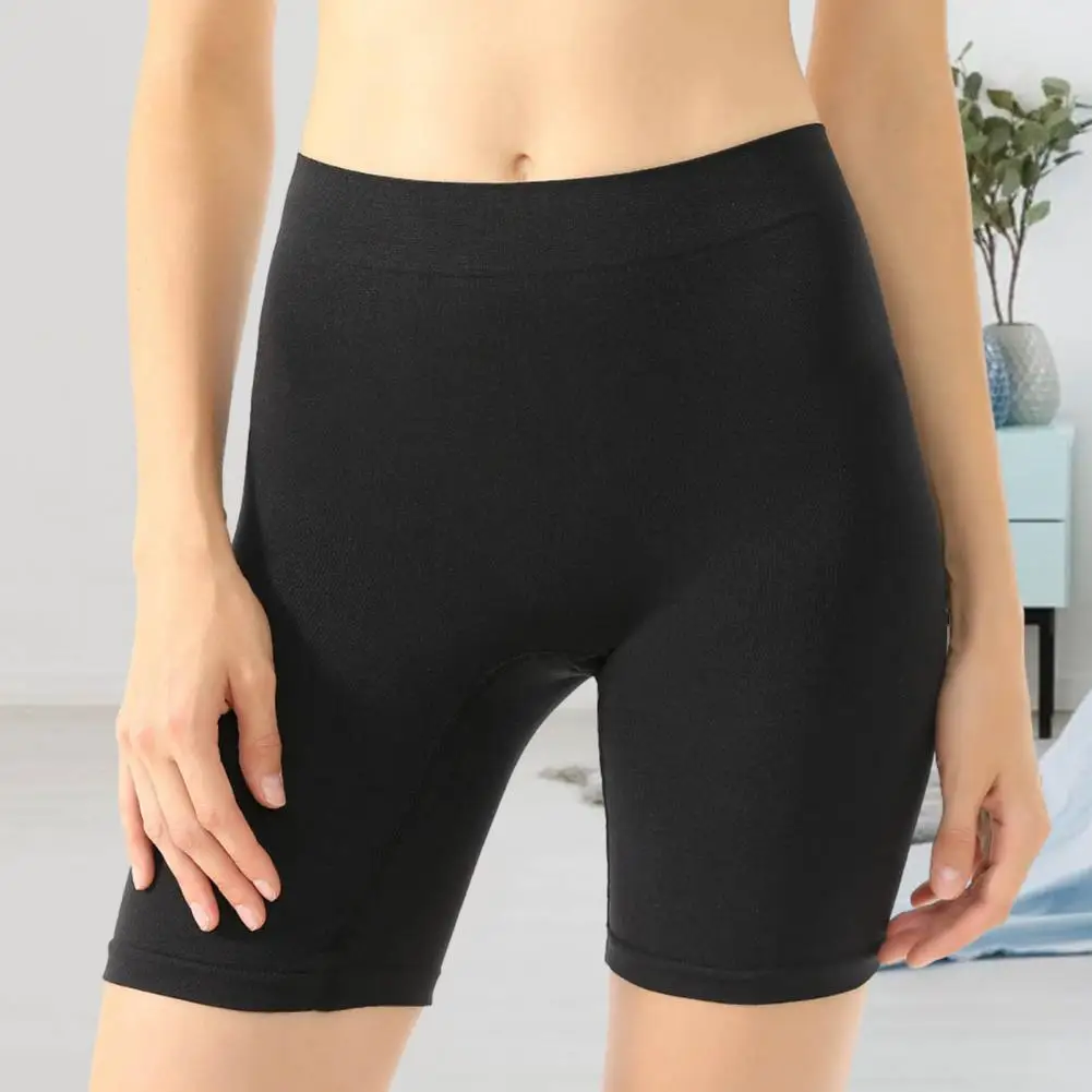 Pantalones de seguridad ajustados de cintura alta para mujer, ropa interior transpirable antiexposición, pantalones cortos de seguridad de encaje de cintura alta para Yoga, paquete de 2