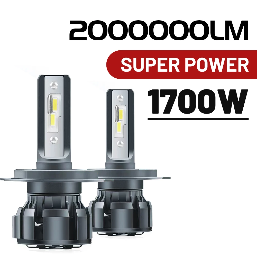 

1700W Led Headlight 6000K HB3 HB4 9005 9006 9007 H1 H3 H8 H9 H11 H13 Bulb Canbus EMC LED H7 H4 Led Car Headlight for 12V24V