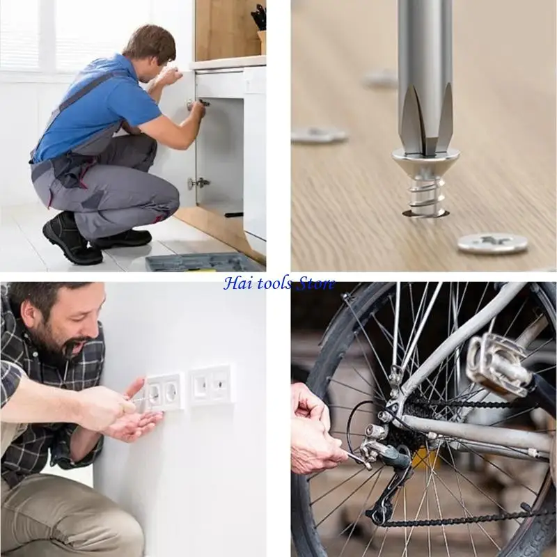 

X37E L-Type Screwdriver L-Shaped Wrench Drill Bit Multipurpose Elbow Bend Short Arm Screwdriver Small Screw Driver Tool