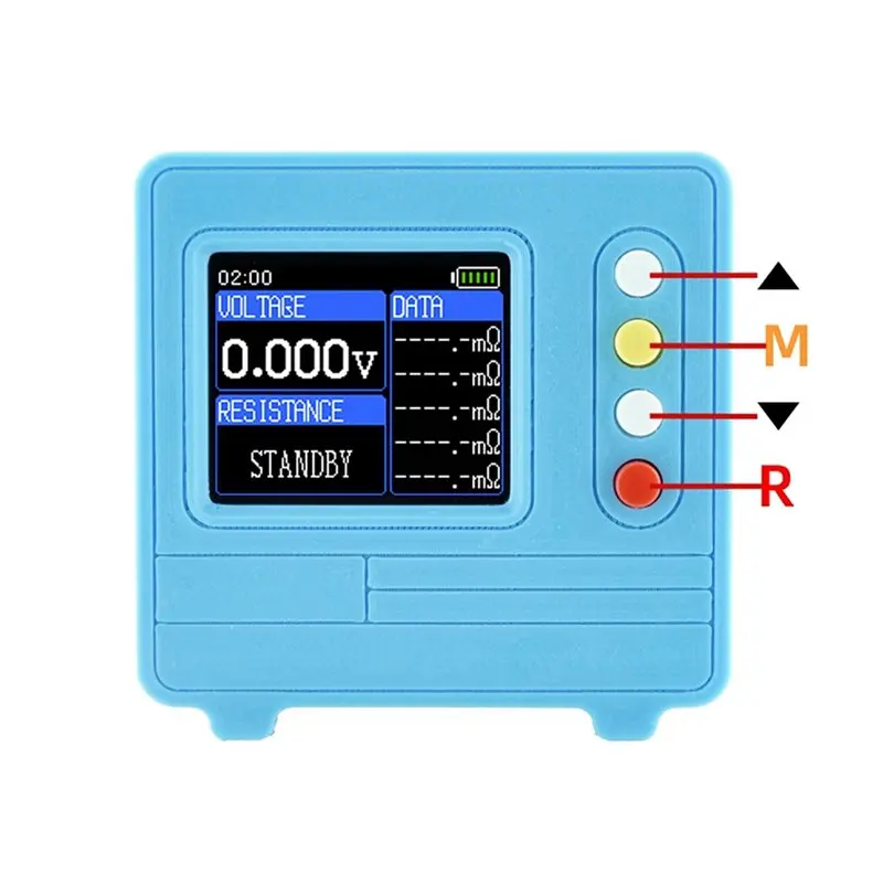 T19C AC 4-Wire 4056 Charge Module DC5V Voltage Internal Resistance Tester 1.77-Inch TFT Color Screen DIY Battery Test Meter