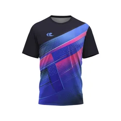 Outdoor Tennis Tracksuits Summer Breathable Quick Dry Men's T Shirt Badminton Training Clothing Fashion Loose Short Sleeve Tops