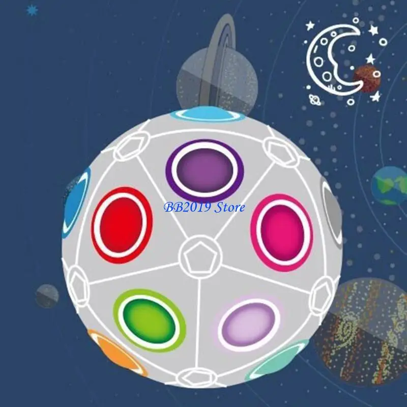 Q0KB Decompressie speelgoed Mini Pinch Ball Therapy Toy Education Interactive Cube Puzzle