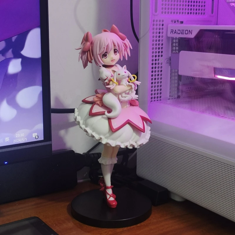 Original Genuine Sega Kaname Madoka Tamaki Iroha Anime Action Pvc Figure Model Doll Toy Figurine Collectiable Ornament Gift Kids