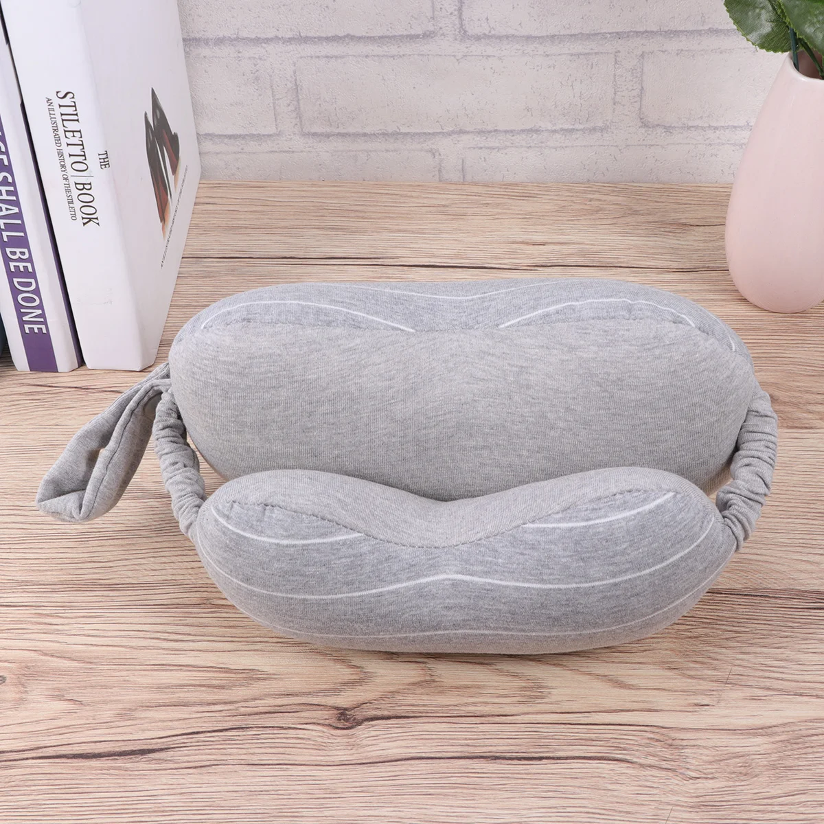 Plane Pillow Eye Patches Office Travel Neck 2-in-1 Mask Bed Pillows Lightweight