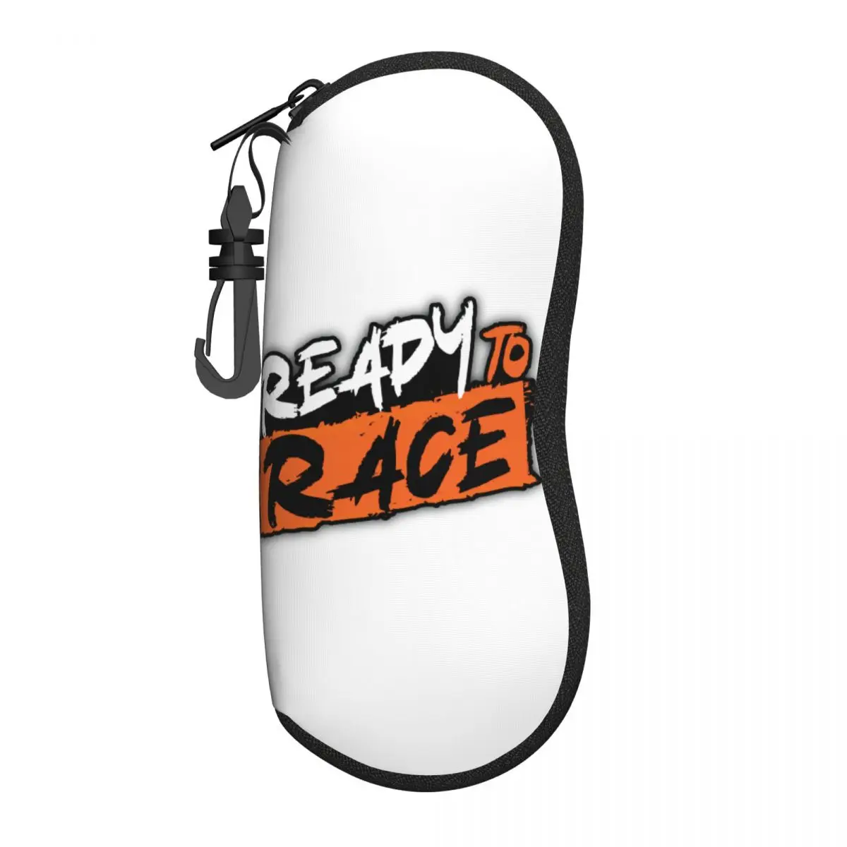 Custom Ready To Race Shell Eyeglasses Protector Cases Fashion Sunglass Case Motorcycle Rider Racing Sport Glasses Pouch