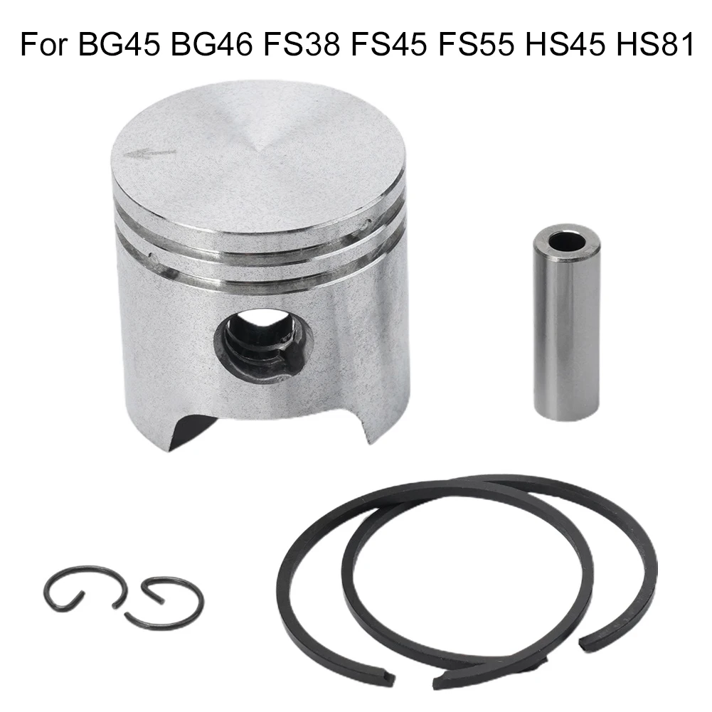 Enhance the Power and Durability of Your Trimmer Blower with this 34mm Piston Kit for BG45 BG46 FS38 FS45 FS55 HS45 HS81