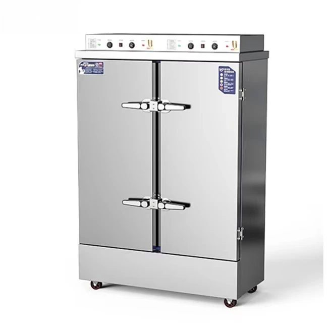 

Commercial Rectangular Food Steamers Industrial Rice Steaming Machine Intelligent Electric Food Steaming Cabinet
