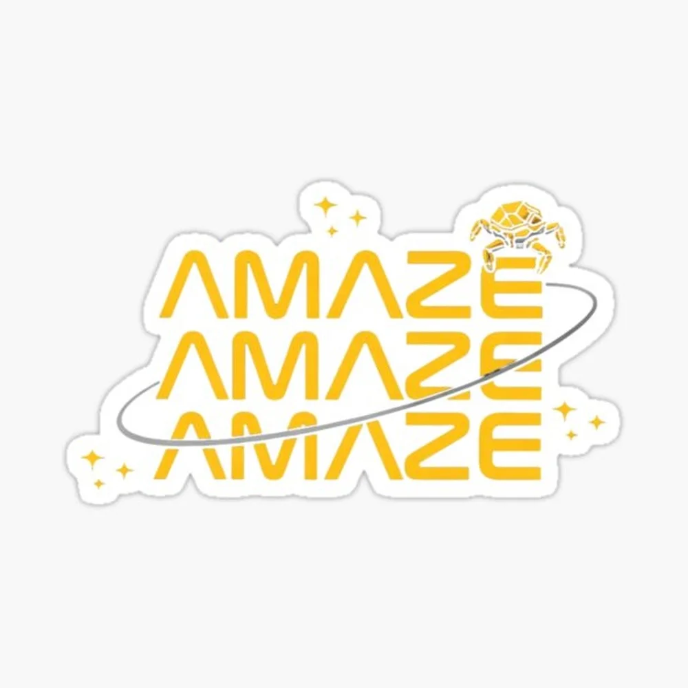 

Project Hail Mary Rocky, Rocky Amaze, amaze amaze amaze Sticker for Laptop Decor Bedroom Car Cute Cartoon Art Fashionable Public