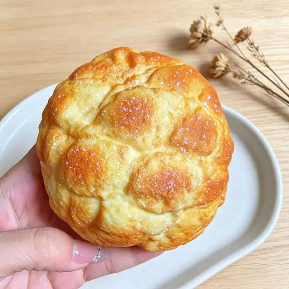 Simulated Bread Squishy Slow Rising Prank Decoration Sensory Fidget Bread Oversized Realistic Pineapple Bun Squishy