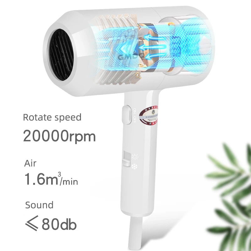 110V/220V Wall Mounted Hair Dryer 1300W Hotel Bathroom Hair Dryers Constant Temperature Dryer with Holder Base US/EU/UK/AU Plug