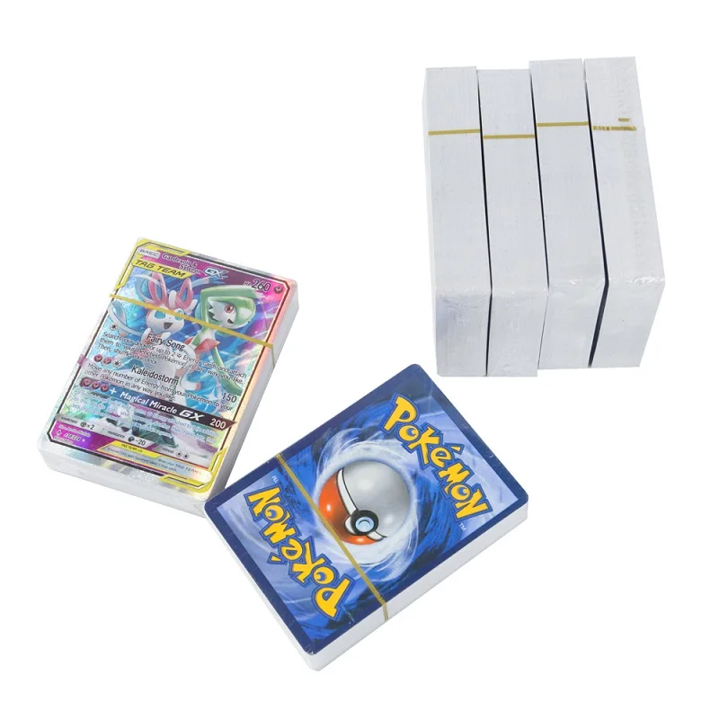 60/100Pcs English Pokemon cards New EX Vmax Vstar anime collection Trading card pokemon toy for kids