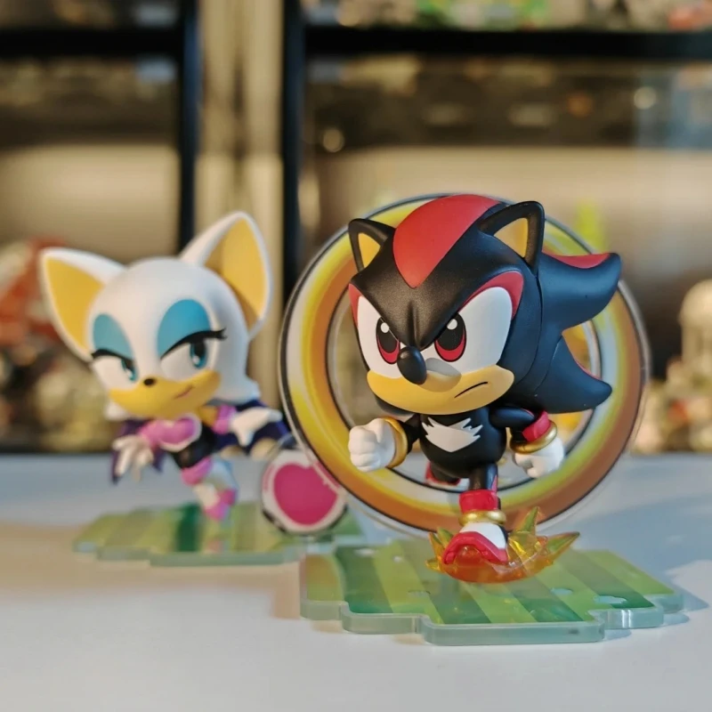 Hot Sale Hottoys Cosbi Sega Action Figure Sonic Hedgehod Blind Box Anime Figures Ornament Desktop Decoration Toys Birthday Gifts