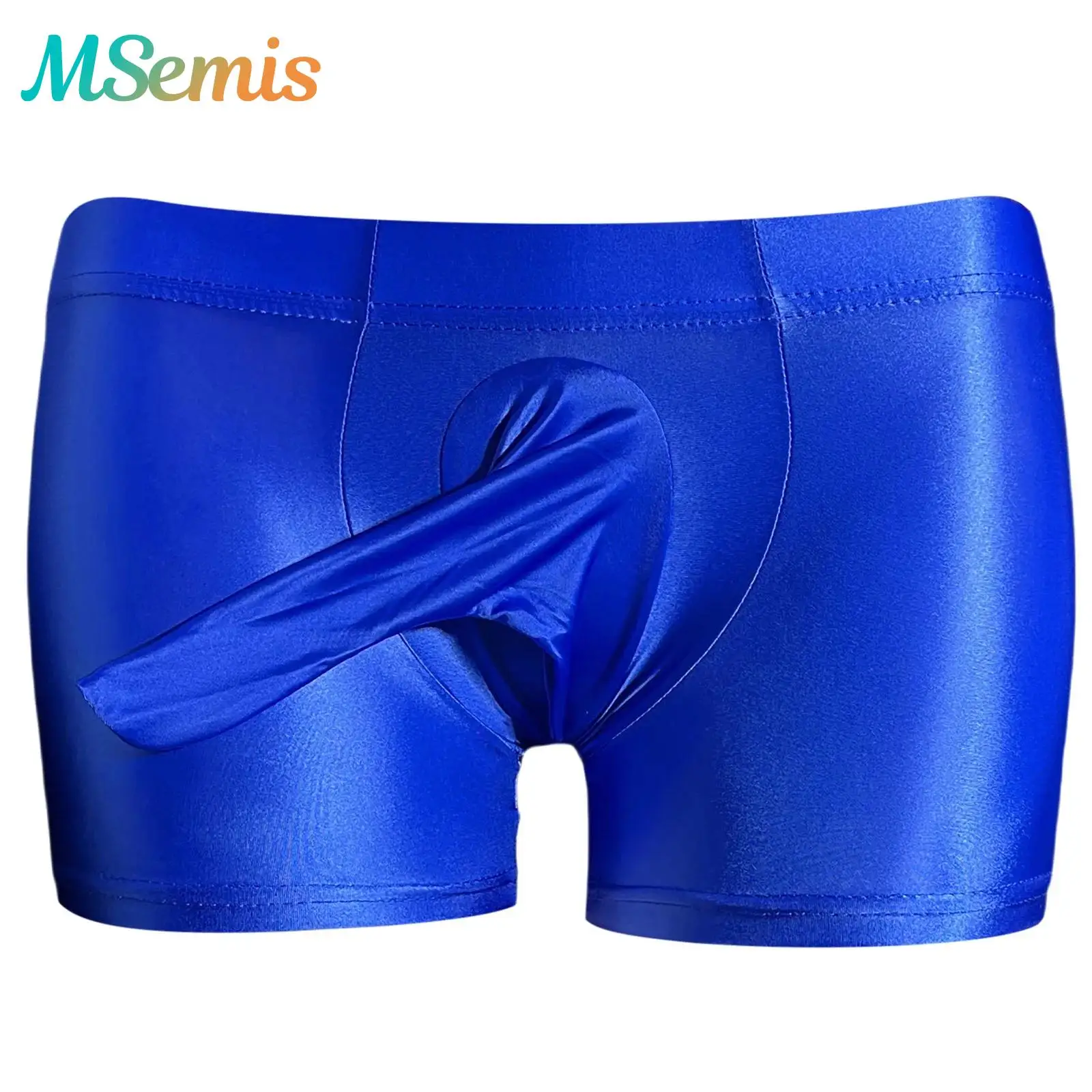 

Swimwear Mens Lingerie Sissy Underwear Oil Glossy Low Rise Sheath Pouch Briefs Sleepwear Loungewear Panties Sexy Boxer Shorts