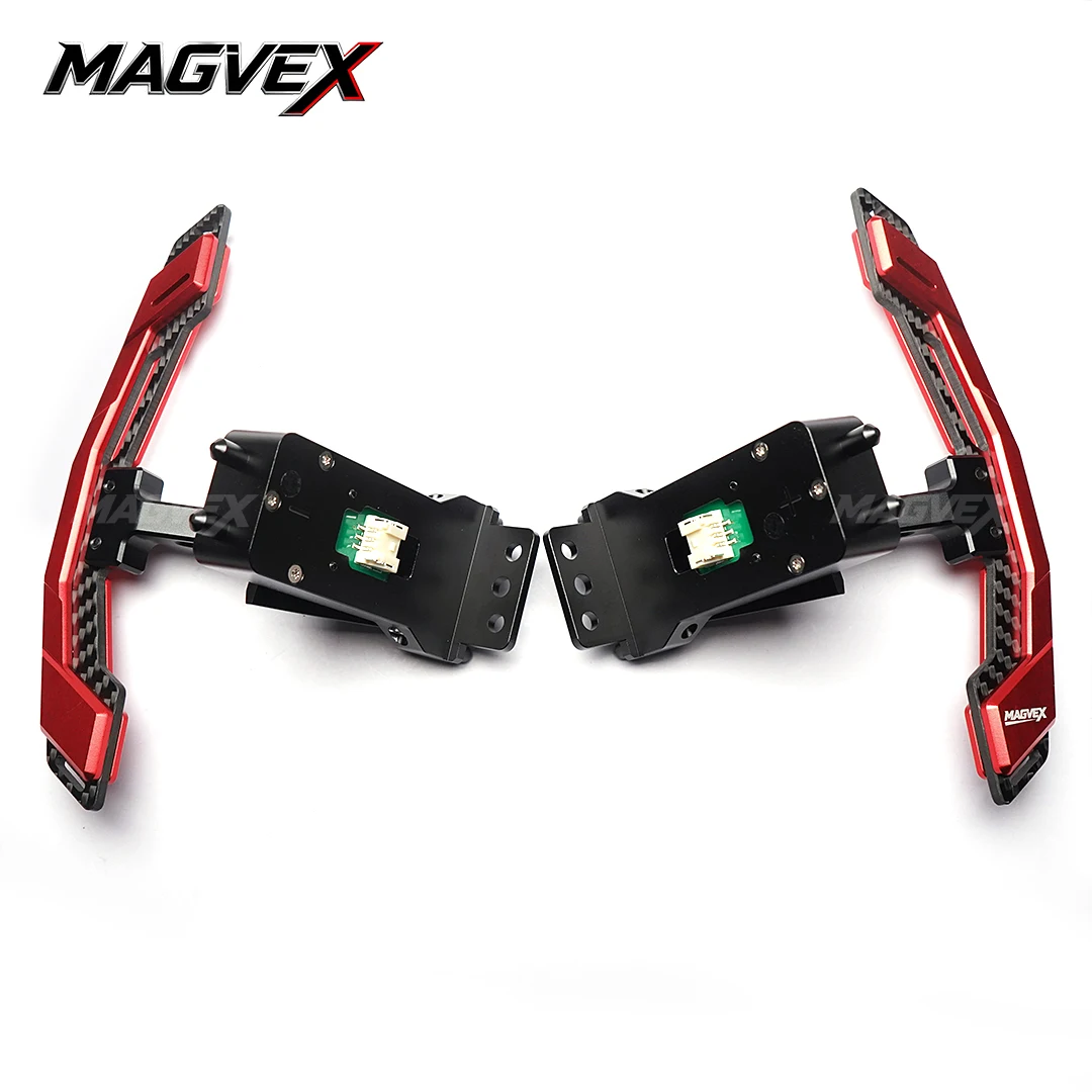MAGVEX Magnetic Paddle Shifter For Porsche 718 Cayman gt4 991 Panamera 971 911 997 Layered Carbon Aluminum Design Car Accessorie