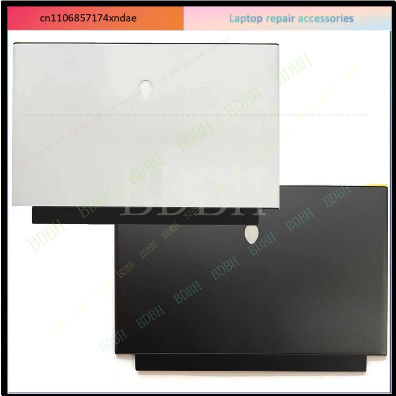 For  Dell Alienware M15 R3 LCD Back Cover Lid 0VGKFM 0MFC9P Black / White