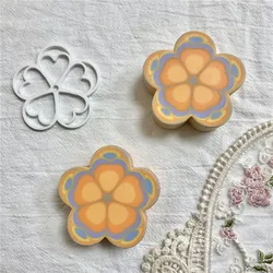 Soap Mold Handmade Soap Kaleidoscope Flower Pulling Partition Set DIY Soap Making Silicone Mold