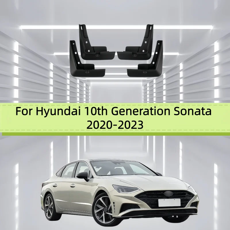 Car Mud Flaps Fender For Hyundai 10th Generation Sonata 2020-2023 Front And Rear Wheels Mudflaps Splash Guard Protection