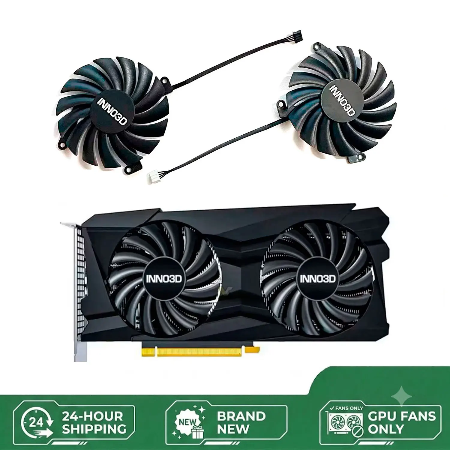 Cooling fan suitable for Inno3d RTX 3060 Ti 3060 3050 Twin graphics card 85MM 4PIN CF-12915S GPU fan