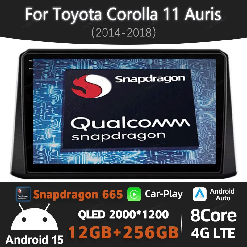 

Android 15 Car Radio For Toyota Corolla 12 Cross 2019 - 2022 Multimedia Stereo Video Player Head Unit Carplay Auto 4G WIFI NAVI
