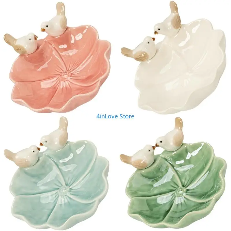 

T4MD Pad Формованная глиняная посуда для ювелирных изделий Декоративная дополнительная коробка для хранения браслетов-обручей