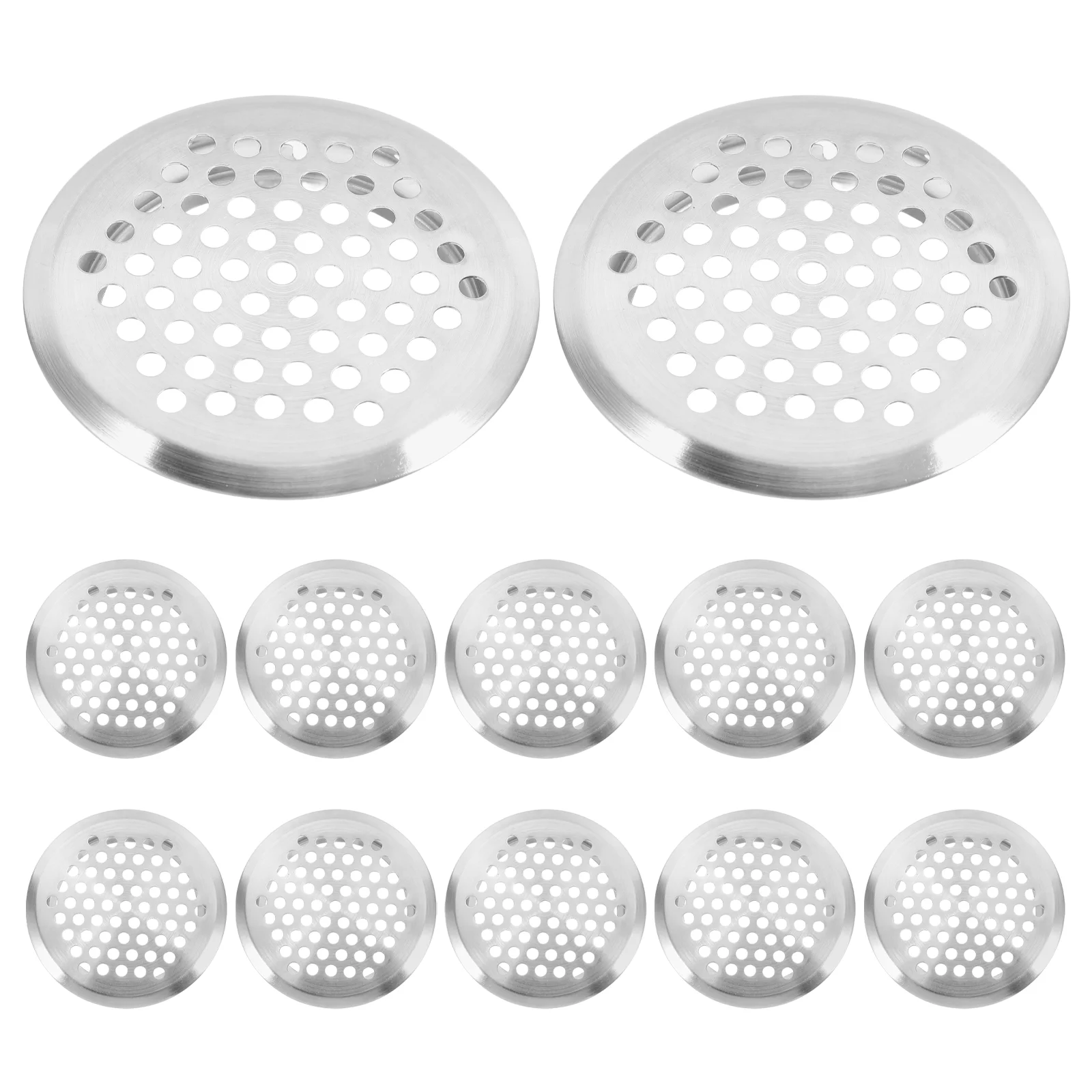 Couvercle de Ventilation Rond pour Armoire à Chaussures et Meubles, 12 Pièces