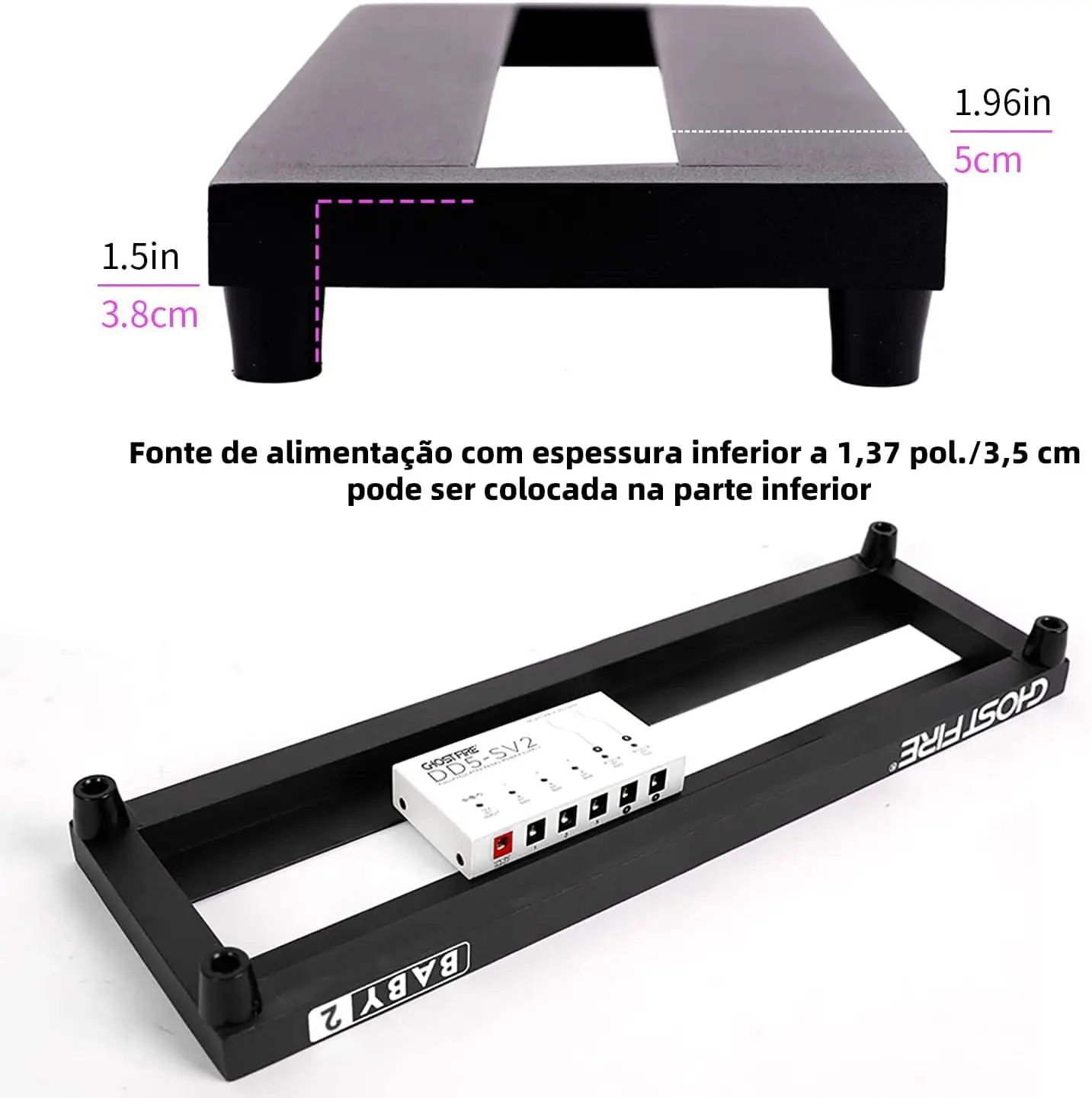 Ghost Fire Guitar Effects Pedal Board Case Effect Pedalboard Guitar With Bag