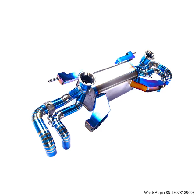 High Performance Titanium Exhaust Muffler with Gesture Valve Control  for  Gallardo LP550 560 5.2 Rear Muffler