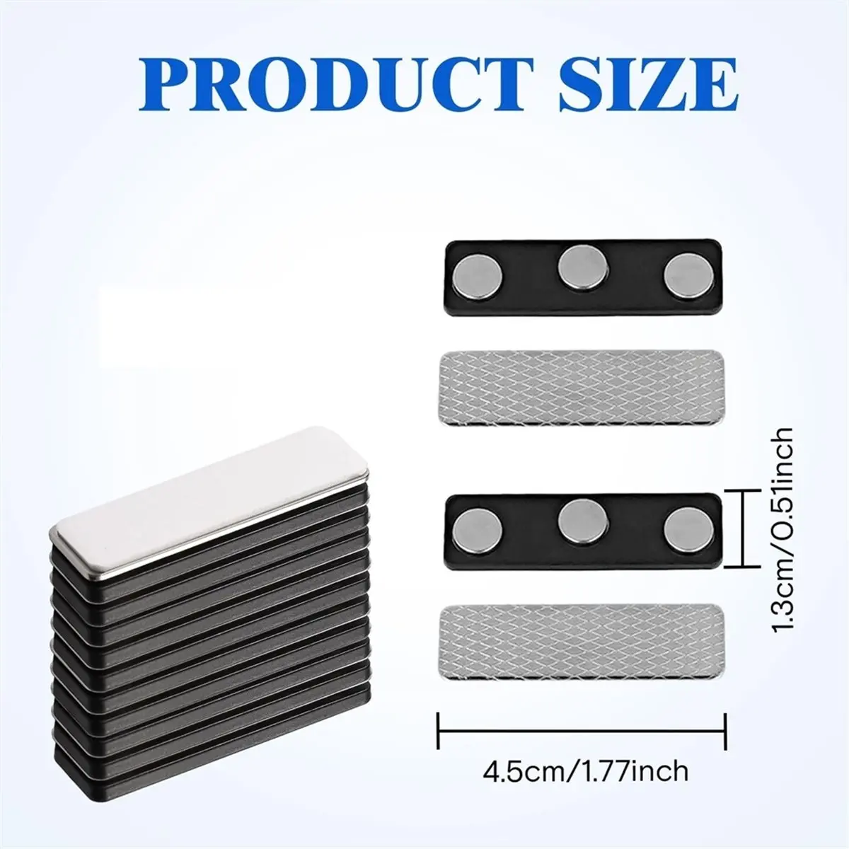 Multi-use Gear Curtain Magnets Closure- 10 Pair Magnetic Curtain Clips with Adhesive for Blackout Curtains, to Hold Curtains Clo