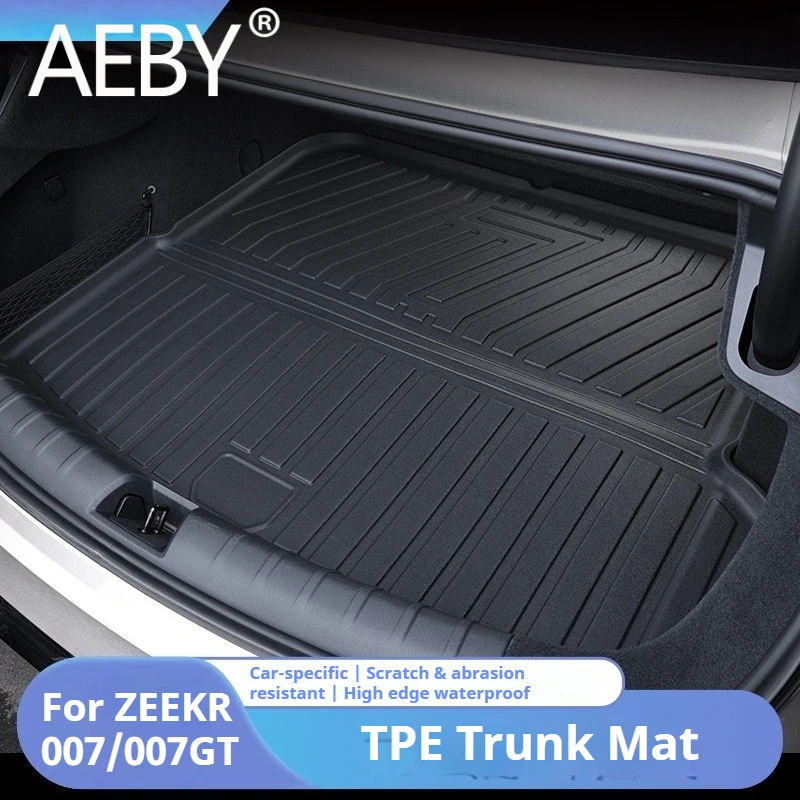 

AEBY For ZEEKR 007/007GT 2024 2025 Full Set TPE Floor Mats Custom Fit Trunk Boot Cargo Liner Easy Installation Car Accessories