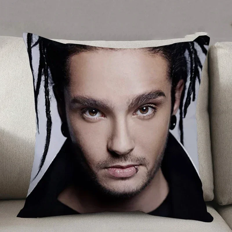 Tom Kaulitz federa cuscini decorativi per divano decorazione autunnale fodera per cuscino 45*45 sedie a sdraio cuscino abbracci cuscini