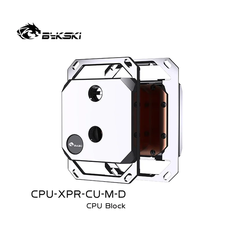 Imagem -06 - Bykski-radiador do Refrigerador de Água do Microcanal Uso do Bloco do Processador Central para Intel Lga1700 1800 1156 Amd Ryzen Am5 Am4 Metal Acrílico 0.08 mm