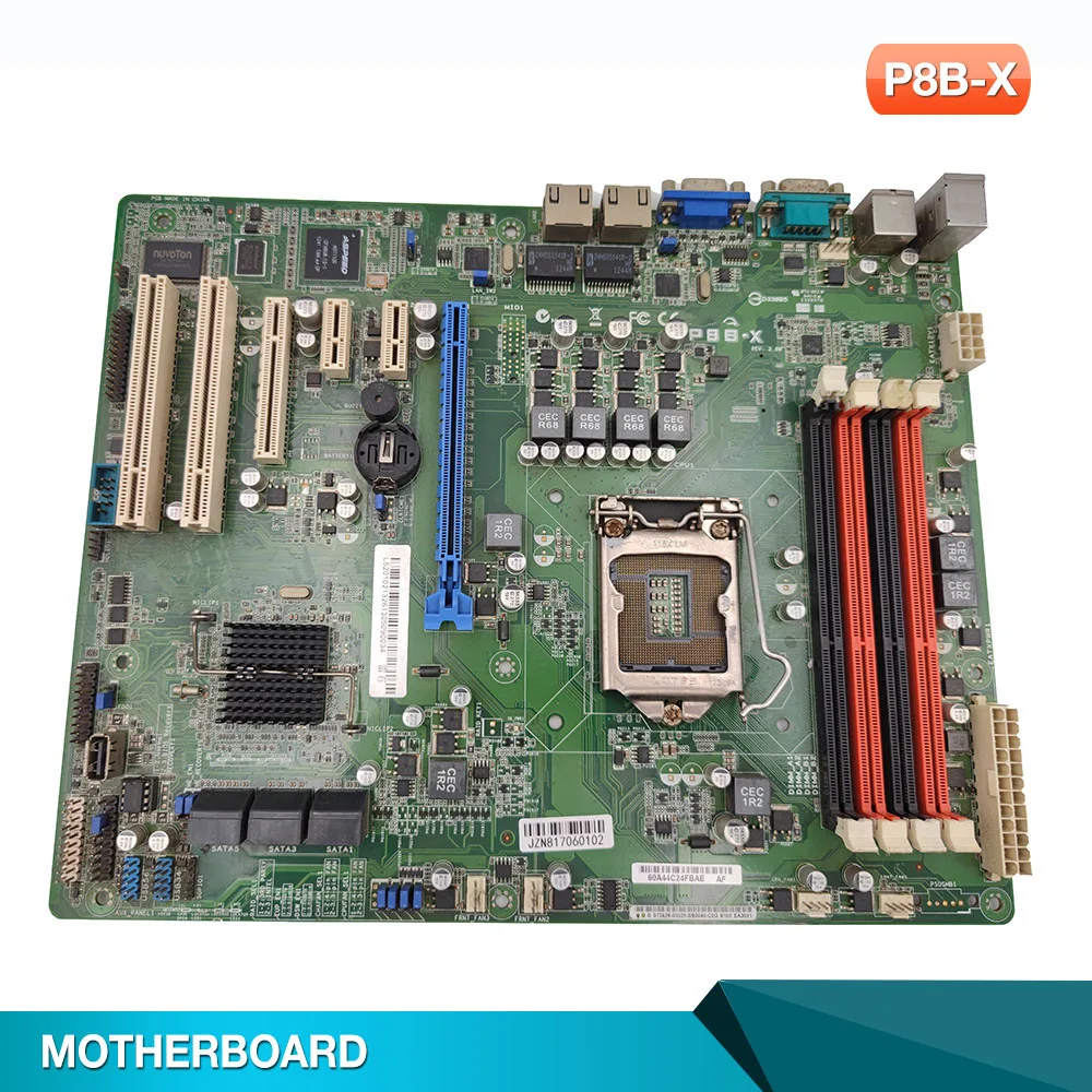 P8B-X For Asus Server Motherboard 1155C202 DDR3 ATX Good Quality