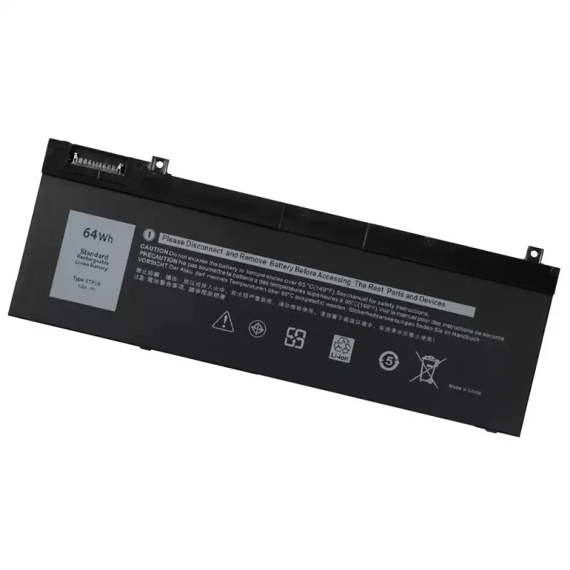 

Аккумулятор для ноутбука 5TF10 для Dell Precision 7M0T6 NYFJH 0H6K6V 7330 7530 7.6V 64WH