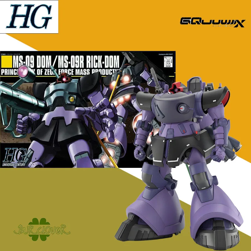 

Оригинальный комплект модели Bandai GUNDAM HG 1/144 MS-09R Rick DomAnime, экшн-фигурка в сборе, модель игрушки, подарки для мальчиков